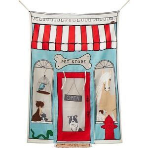 Pretend Reversible Doorway Pet Store / Coffee Shop ASWEETS Kids Toy Rare